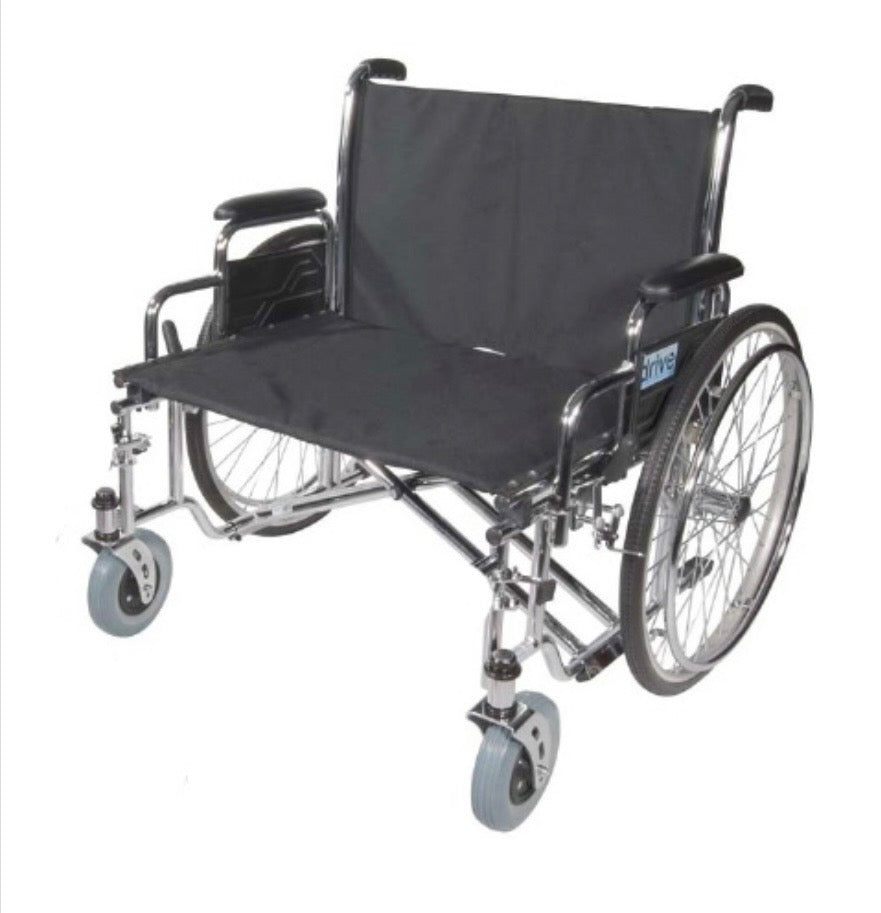 drive Sentra EC HD Extra-Extra-Wide Bariatric Wheelchair, 26 Inch Seat Width