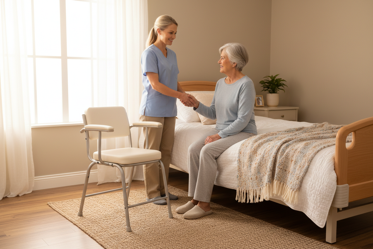 Bedside Commodes & Portable Toilets for Home Care & Recovery