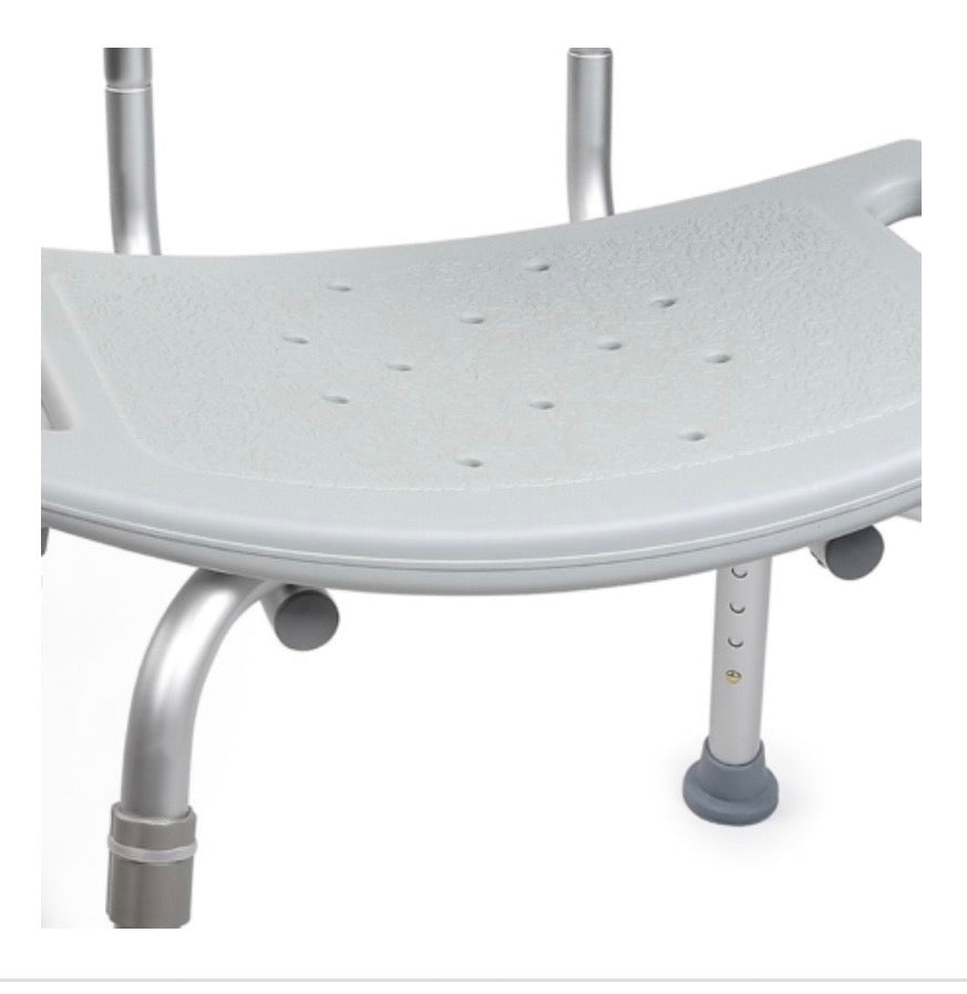 McKesson Aluminum Bath Transfer Bench with Removable Back