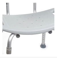 McKesson Aluminum Bath Transfer Bench with Removable Back