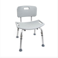 McKesson Aluminum Bath Transfer Bench with Removable Back