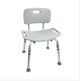 McKesson Aluminum Bath Transfer Bench with Removable Back