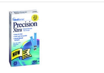 compare product Precision Xtra Blood Glucose Test Strips - Box