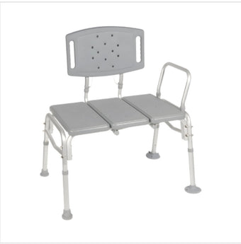 compare product McKesson Knocked Down Bariatric Bath Transfer Bench, 18-1/4 to 23-1/4 Inch
