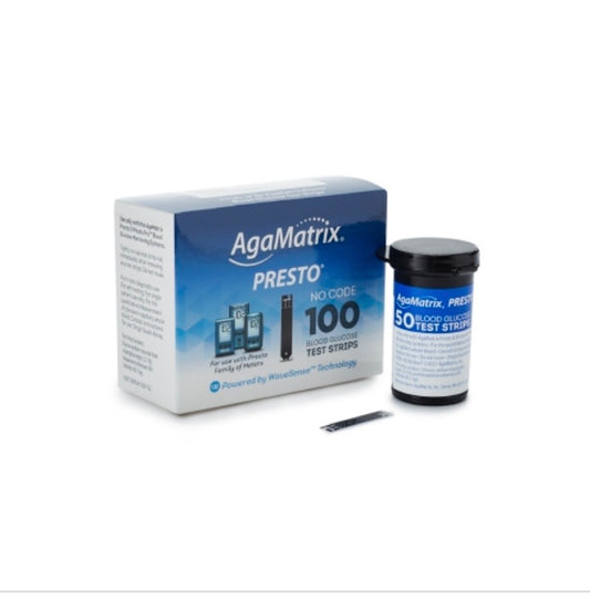 Wavesense Presto Blood Glucose Test Strips - Box