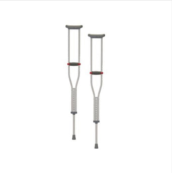 compare product Quick Adjust Underarm Crutches for Adults 5'2