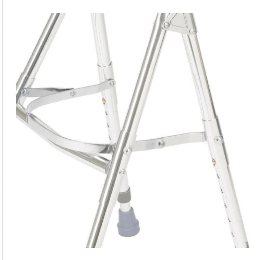 drive Hemi Aluminum Side Step Folding Walker, 29.5 – 37 Inch Height
