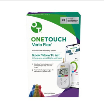 compare product OneTouch Verio Flex Blood Glucose Monitoring System
